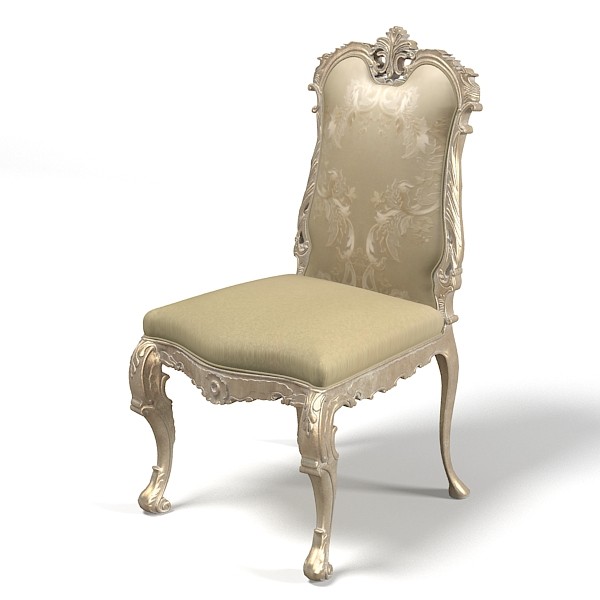 jumbo classic dining 3d obj - jumbo classic dining chair baroque wood carving carved rococo rococo by shop3ds